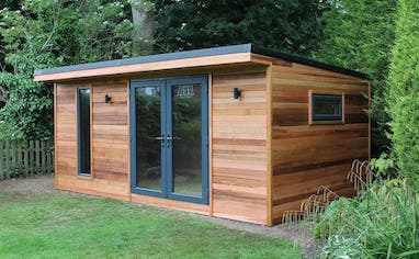 Tiny house design en bois de 20m² moderne et compacte